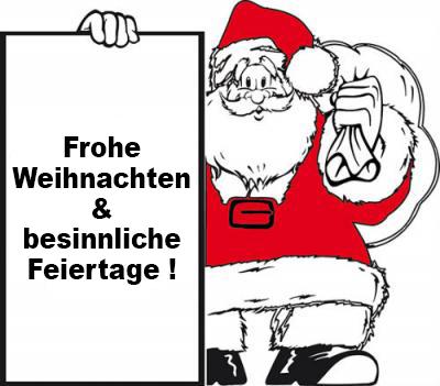 Besinnliche Weihnachten und ein frohes Fest!